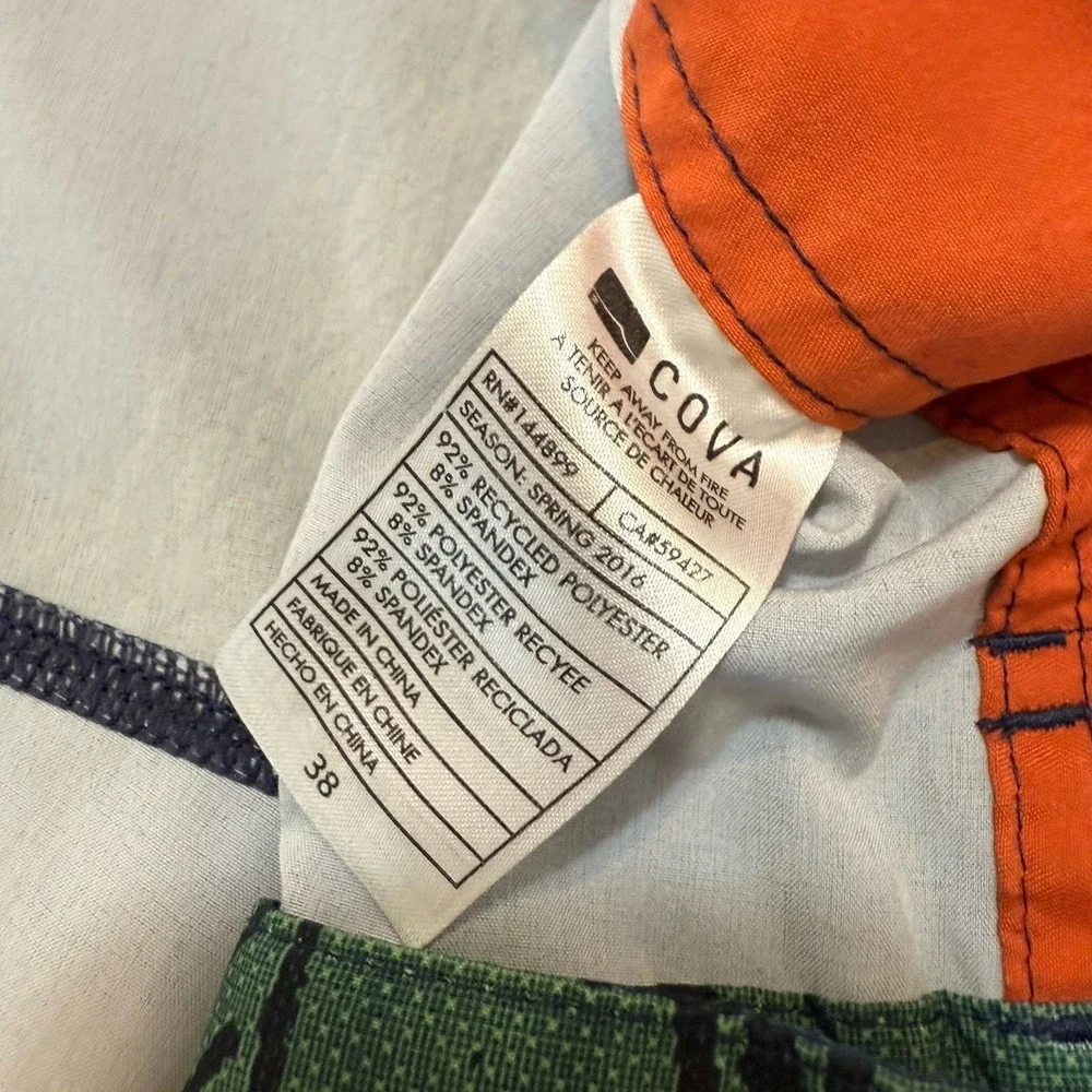 Cova‎ heads or tails board shorts swim trunks men's size 38